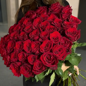 Букет 51 роза Эквадор Эксплорер (70 см) в Наро-Фоминске