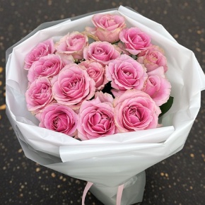 Букет из 15 пудровых роз (70 см) в Наро-Фоминске
