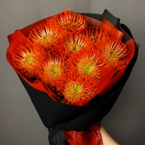 Букет из 9 лейко в Наро-Фоминске