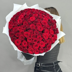 Букет 101 красная роза (60 см) в Наро-Фоминске