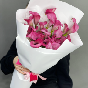 Монобукет из 21 каллы в Наро-Фоминске