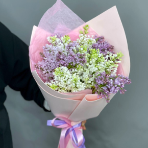 Букет из 11 веток сирени микс в Наро-Фоминске