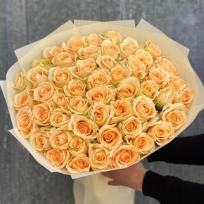 Букет из 51 розы Аваланж (60 см) в Наро-Фоминске