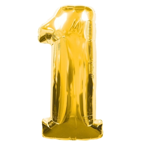 Шар гелиевый цифра 1 (40х102 см) в Наро-Фоминске