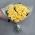Букет из 21  из пионовидной розы Баттеркап (60 см) в Наро-Фоминске