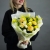 Букет "Мимозка" из нарциссов, диантусов и мимозы в Наро-Фоминске