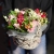 Композиция в корзине "Майя" из гиацинтов, альстромерий и эустом в Наро-Фоминске